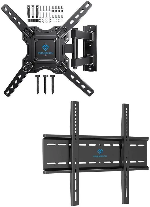 Main image of UL Listed TV Wall Mount for 26-60 inch TVs up to 77lbs VESA 400x400mm PSMFK12, Fixed TV Wall Mount for Most 26-60 inch TVs up to 115lb VESA 400x400mm PSML1
