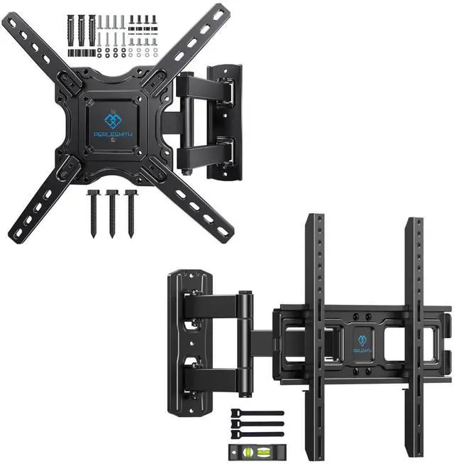 Main image of UL Listed Full Motion TV Wall Mount for Most 26-60 inch Flat Curved OLED 4K TVs & PSMFK7 Full Motion TV Wall Mount Bracket for 26-55in TVs