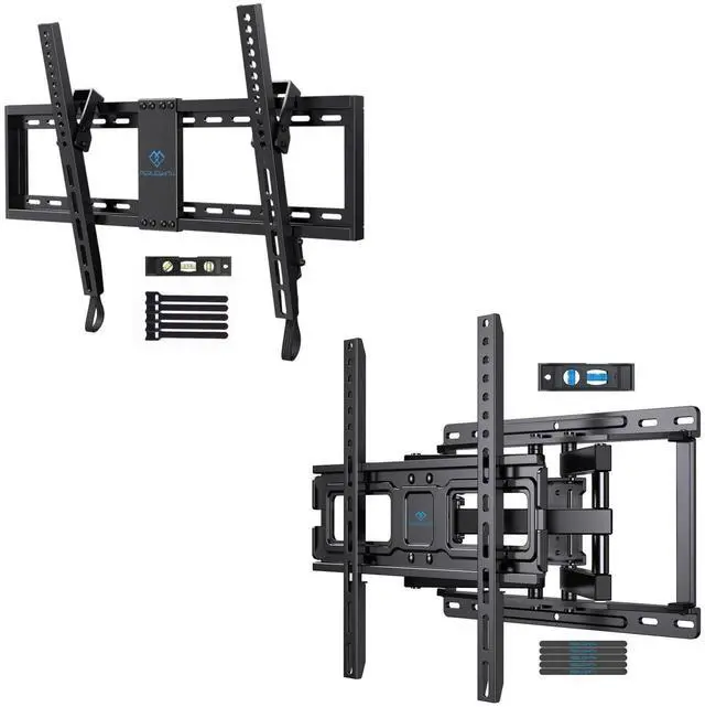 Main image of UL Listed Tilt TV Mount for Most 37-82 inch TV & PSMFK9 TV Wall Mount Full Motion for 32-65 Inch Flat Curved Screen TVs