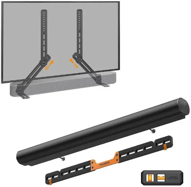 Main image of Soundbar Mount with Adjustable Height, Sound bar Mount up to 15 lbs PGSM04B, Soundbar Mount, Soundbar Wall Mount Compatible with Sonos Arc and Sonos Arc Ultra, PGSM07B