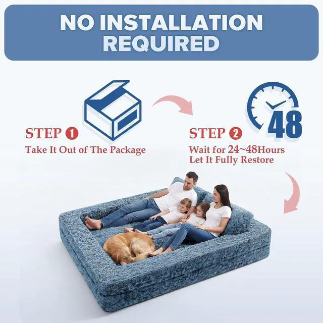 Alt view image 5 of 7 - Convertible Sofa Bed, 3-in-1 Futon Sofa Bed with Pillow, Foldable Pull Out Floor Sofa Bed with Removable Cover, Plush Boneless Couch for Living Room/Bedroom/Dorm