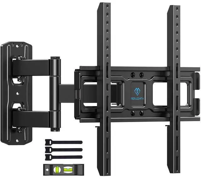 Alt view image 2 of 7 - Tilting TV Wall Mount Bracket Low Profile for Most 23-60 inch TVs & & PSMFK7 Full Motion Articulating TV Wall Mount Bracket for 26-55in TVs up to 70lbs