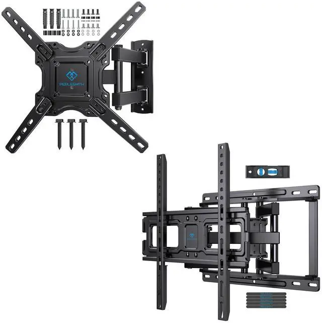 Main image of UL Listed Full Motion TV Wall Mount for Most 26-60 inch Flat Curved OLED 4K TVs & PSMFK9 TV Wall Mount Full Motion for 32-65 Inch Flat Curved Screen TVs