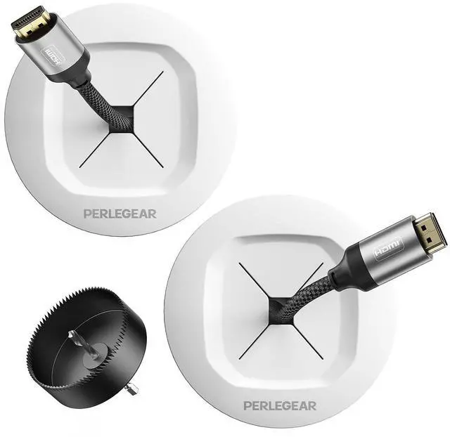 Main image of TV Cord Hider for Wall Mounted TV, TV Wire Hider for Wall Mounted TV and Speakers, Cord Hider in Wall Cable Management Kit, Includes Drill Template, Dust Bag and Hole Saw Drill Attachment
