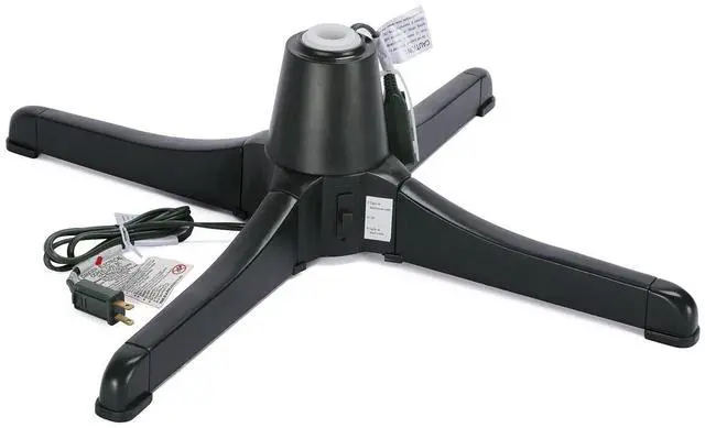 Main image of Rotating Christmas Tree Stand, 360-Degree Rotating Adjustable Tree Stand for up to 7.5ft Tall and 80lbs, Spinning Christmas Tree Stand with 3 Adjustable Settings