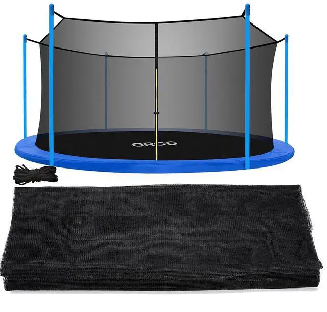 Main image of ORCC Trampoline Net 16 15 14 12 10 FT for Kids Adults Outdoor Yard Trampolines (Net Only)
