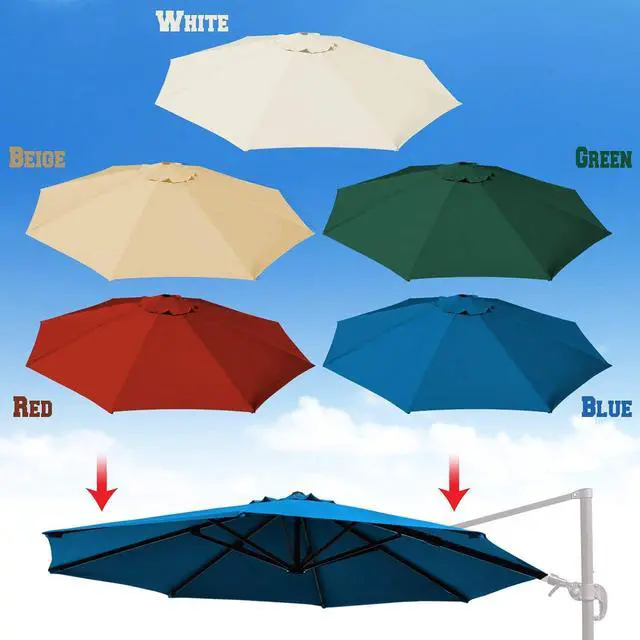 Alt view image 6 of 7 - YardGrow Patio Umbrella Canopy Replacement for 11.5' Roma Cantilever Patio Umbrella, Canopy ONLY, Frame NOT Included