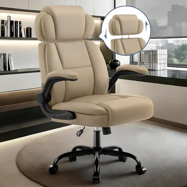 Alt view image 7 of 7 - AreShark Ergonomic Office Chair with Adjustable Headrest