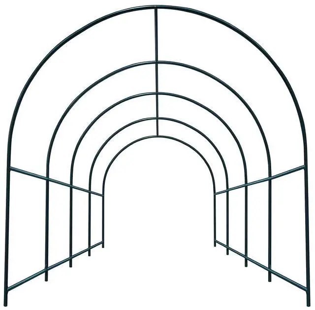 Main image of YardGrow Large Size Metal Garden Arbor Arch for Various Climbing Plant Roses Vines Birthday Wedding Party Decoration Pergola Arbor Climbing Support Frame (13x7x7.2 FT)