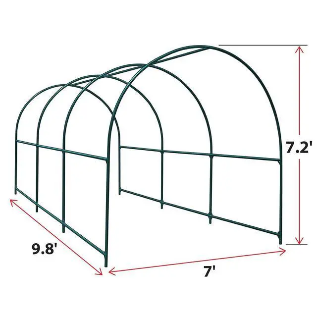 Alt view image 3 of 7 - YardGrow Large Garden Support Arch Frame Climbing Plant Arch Arbor for Various Climbing Plant Roses Vines Birthday Wedding Party Decoration Pergola (9.8 x 7 x 7.2ft)