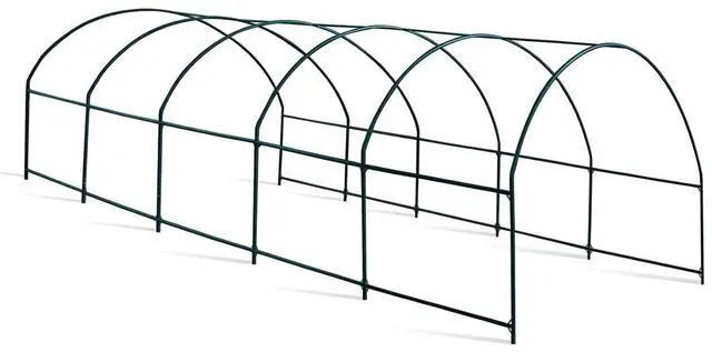 Main image of YardGrow Greenhouse Frames for Larger Hot Garden House Support Arch Frame Climbing Plants/Flowers/Vegetables Outdoor (24.6x10x7 FT)
