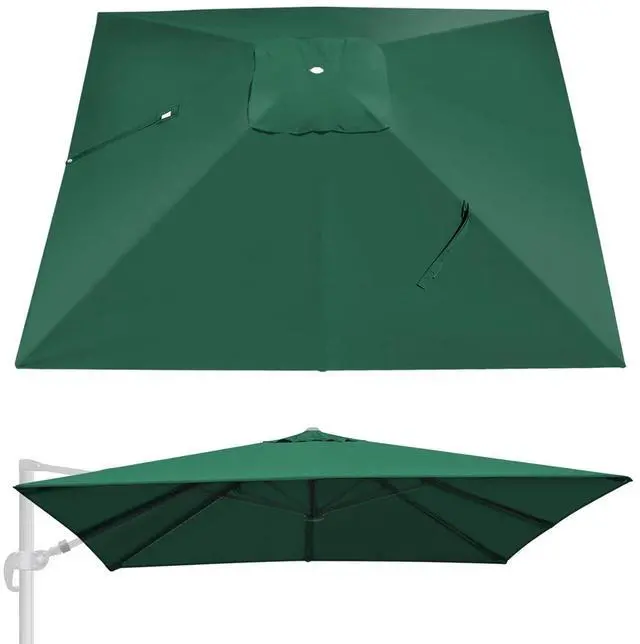 Main image of YardGrow 10'x10' Umbrella Canopy Replacement Cantilever Umbrella Replacement Canopy, Canopy ONLY, Frame NOT Included