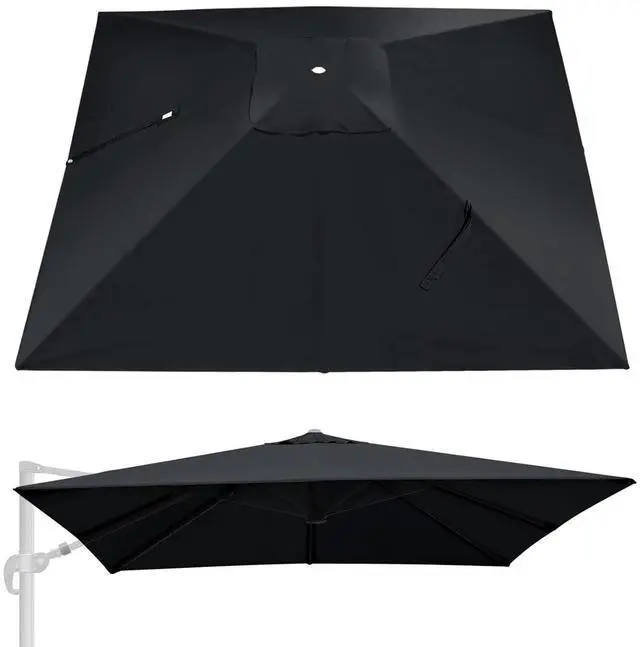 Main image of YardGrow 10'x10' Umbrella Canopy Replacement Cantilever Umbrella Replacement Canopy, Canopy ONLY, Frame NOT Included