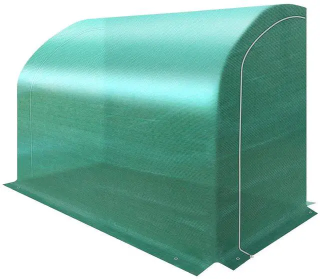 Main image of YardGrow Greenhouse Replacement Cover for 10x5x7'H Outdoor Lean to Walk-in Wall Greenhouse Portable Waterproof Hot House (Green)