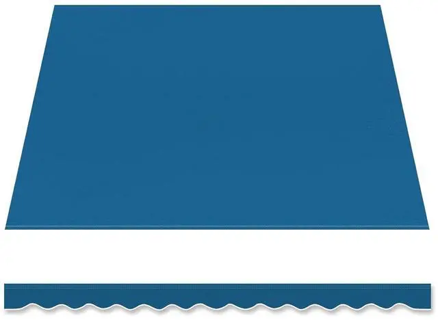 Main image of YardGrow Retractable Awning Fabric Replacement Outdoor Sunshade Canopy Awning Cover for 10' x 8' Awning, Canopy ONLY, Frame NOT Included (Navy Blue)
