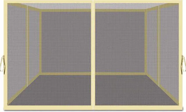 Main image of YardGrow Replacement Mosquito Netting Mesh Sidewalls for 10'x10' Gazebo, Mosquito Net Only, 4 Pack (Beige)