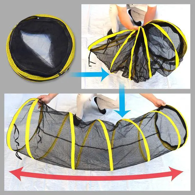 Alt view image 7 of 7 - YardGrow Outdoor Cat Enclosures Cat Tent Pop Up Pet Playpen for Cats and Small Animals, with Carry Bag