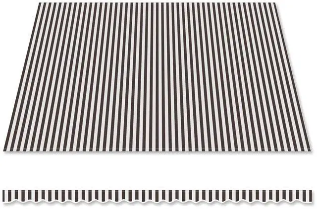 Main image of YardGrow Retractable Awning Fabric Replacement Outdoor Sunshade Canopy Awning Cover for 16' x 10' Awning, Canopy ONLY (Brown with White)