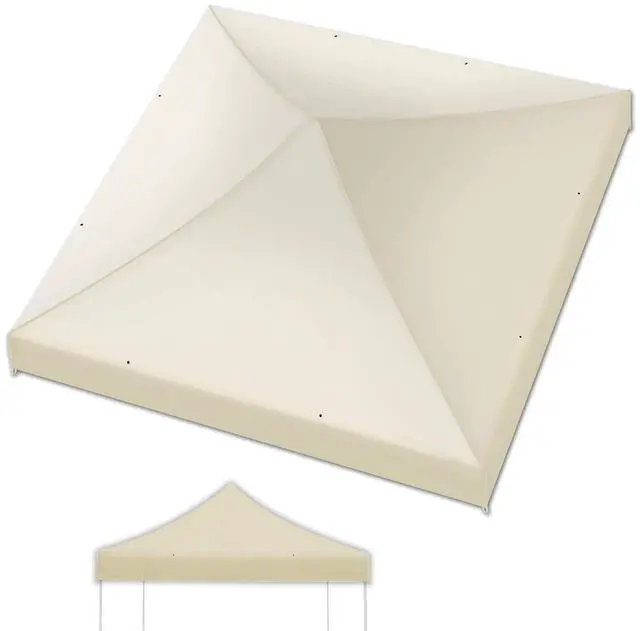 Main image of Yardgrow Replacement Canopy for 10'x10' Ez POP UP Tent Instant Gazebo Polyester Cover ONLY(Frame is not Included) (Ecru)