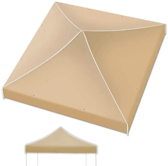 Main image of Yardgrow Replacement Canopy for 10'x10' Ez POP UP Tent Instant Gazebo Polyester Cover ONLY(Frame is not Included) (Beige)