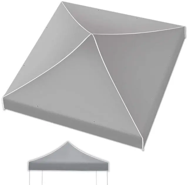 Main image of Yardgrow Replacement Canopy for 10'x10' Ez POP UP Tent Instant Gazebo Polyester Cover ONLY(Frame is not Included) (Grey)