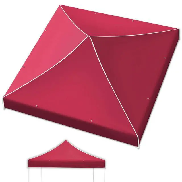 Main image of Yardgrow Replacement Canopy for 10'x10' Ez POP UP Tent Instant Gazebo Polyester Cover ONLY(Frame is not Included) (Burgundy)