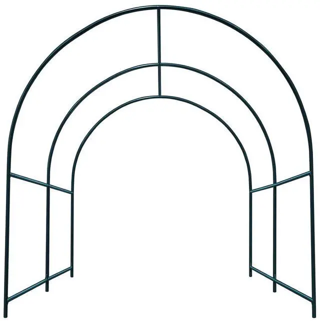 Main image of YardGrow Garden Support Arch Frame Climbing Plant Arch Arbor Greenhouse Frame for Plants/Flowers/Vegetables Outdoor (6.5x7x7.2 FT)