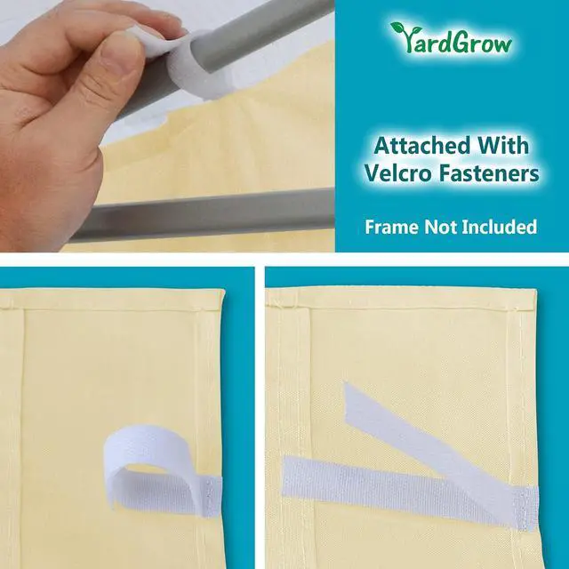 Alt view image 6 of 7 - YardGrow 3-Pack Sidewall Gazebo Pop Up Tent Sidewall Canopy with Window