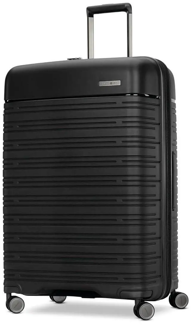 Main image of Samsonite Elevation Plus - Large Hardside Luggage - Scratch Resistant Polypropylene Shell, RightHeight Adjustable Handle, Integrated AirTag Holder, TSA Lock, WetPak Compartment - Triple Black