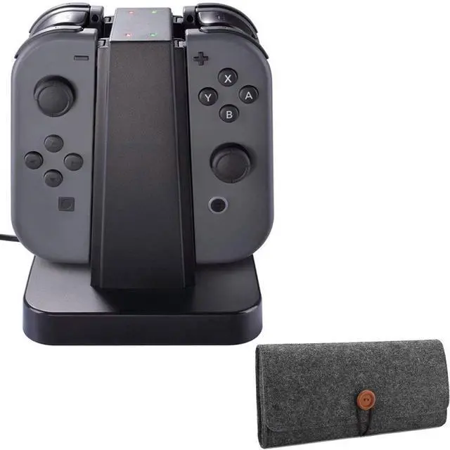 Main image of Deco Gear Compatible with Nintendo Switch Joy-Con Charging Dock (NSCD) with Lightweight Protective Sleeve