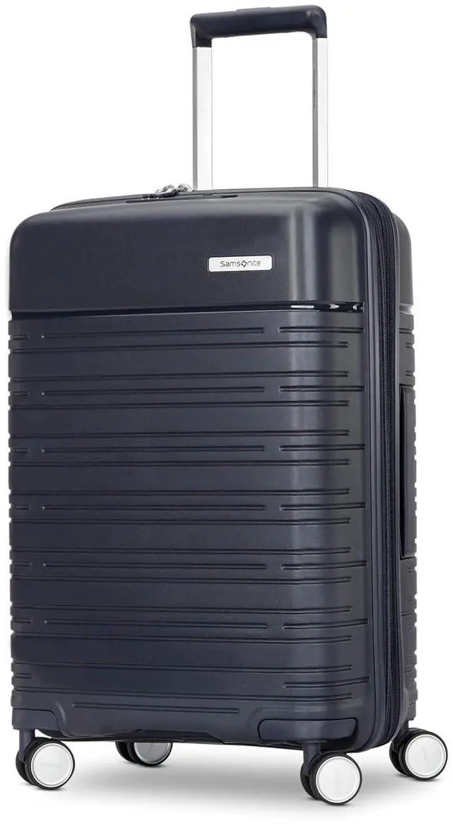 Main image of Samsonite Elevation Plus - Carry-On Hardside Luggage - Scratch Resistant Polypropylene Shell, RightHeight Adjustable Handle, Integrated AirTag Holder, TSA Lock, WetPak Compartment - Midnight Blue