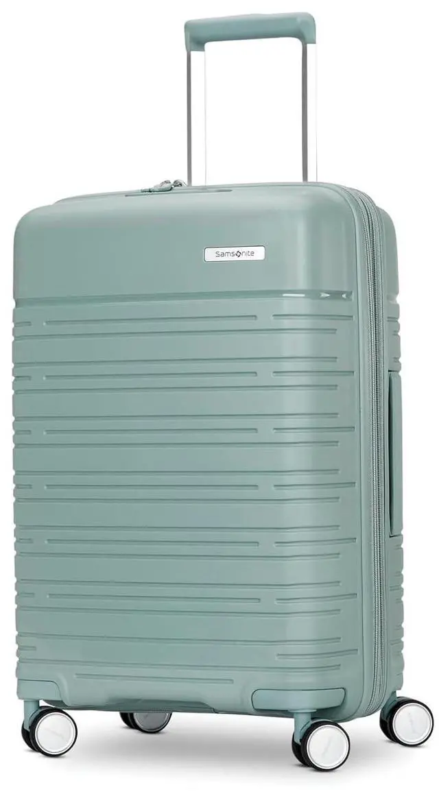 Main image of Samsonite Elevation Plus - Carry-On Hardside Luggage - Scratch Resistant Polypropylene Shell, RightHeight Adjustable Handle, Integrated AirTag Holder, TSA Lock, WetPak Compartment - Cypress Green