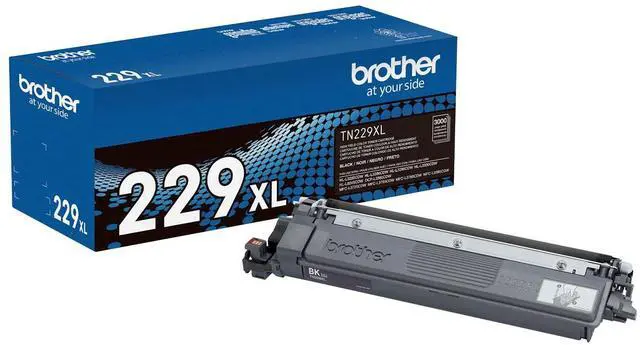 Main image of Brother Genuine TN229XLBK Black High Yield Printer Toner Cartridge - Print up to 3,000 Pages(1) | High-yield document printing with 3,000 page capacity and laser precision