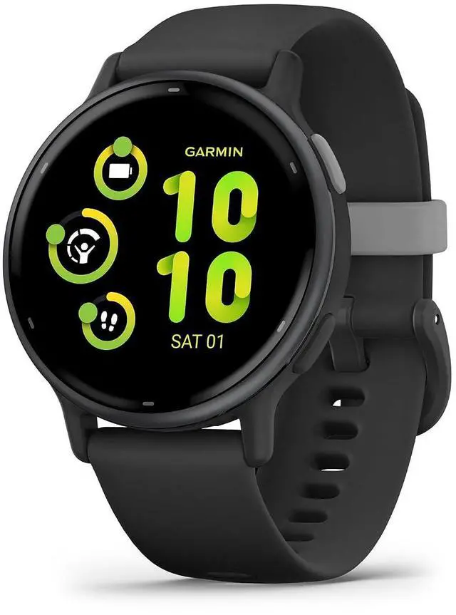 Main image of Garmin vívoactive® 5, Health & Fitness GPS Smartwatch, 42mm, Black | 24/7 Health Monitoring, Built-In Sports Apps, Sleep Coach, Body Battery Energy Monitoring, Workout Benefit & Recovery Time