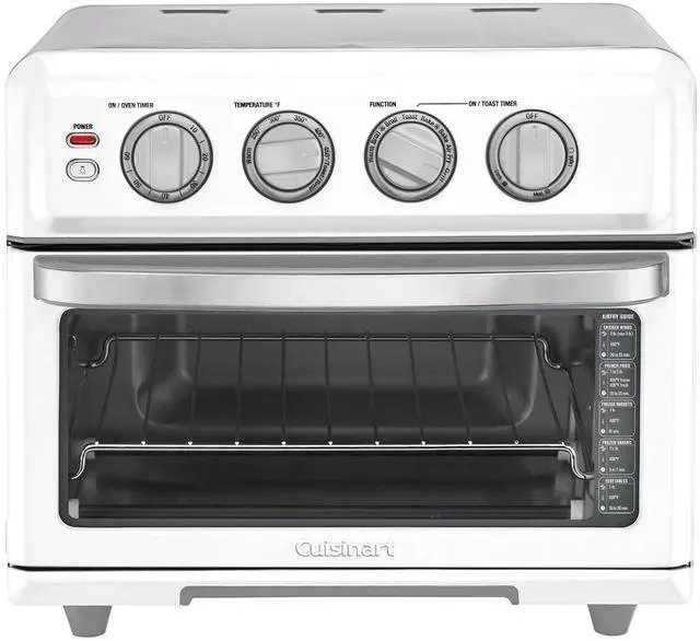 Main image of Cuisinart Air Fryer Toaster Oven with Grill, 1800W 8-1 Air Fryer Oven with Bake, Convection Bake, Grill, Broil and Warm Options, Large Capacity, 60-Minute Timer, TOA-70W, White