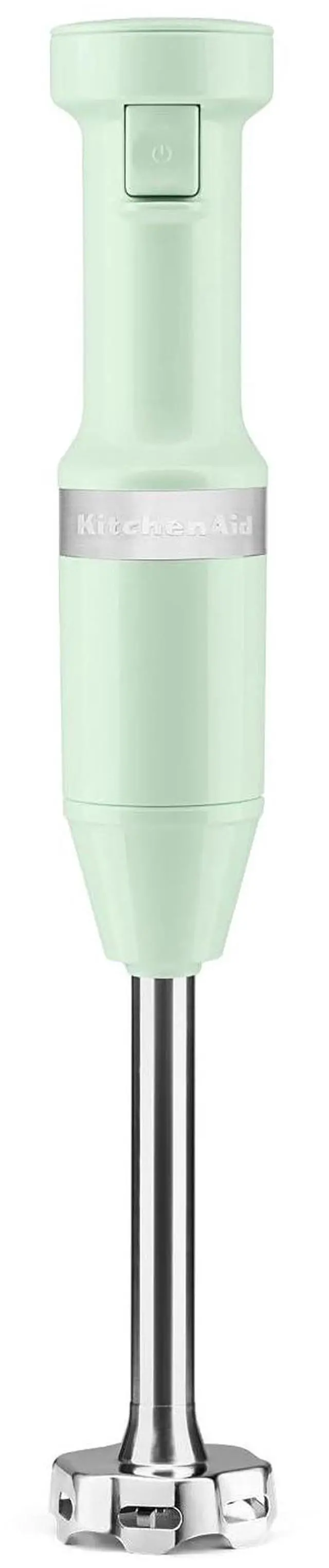 Main image of KitchenAid Variable Speed Corded Hand Blender, KHBV53, Pistachio | Removable 8" Blending Arm, Blending Jar with Lid, BPA-Free Material, Blends Smoothies, Shakes, Soups