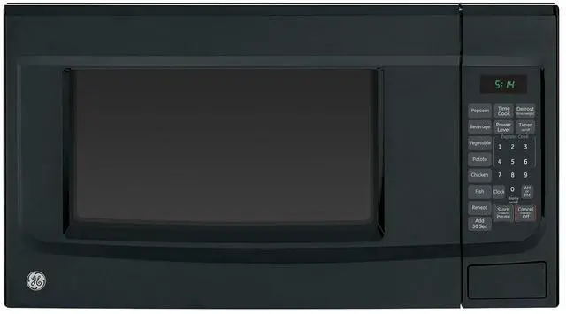 Main image of GE Countertop Microwave Oven, 1100 Watt, 1.4 Cu. Ft., Black, GCST14S1WBB | 7 Convenience Cook Settings, One-Touch Controls, Child Lock Technology, Glass Turntable, for Kitchen, Dorm, Office, Apartment
