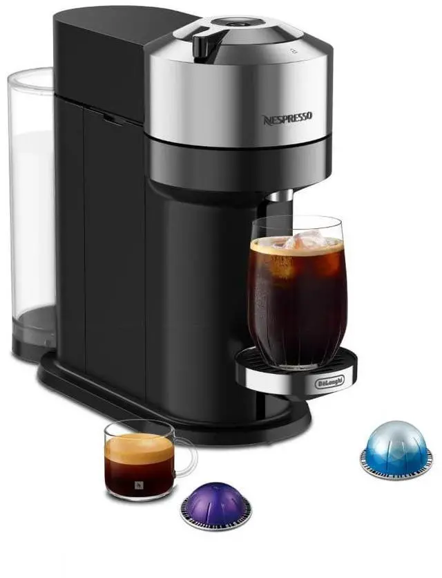 Main image of Nespresso Vertuo Next Deluxe Coffee & Espresso Maker by De'Longhi | Brews 6 cup sizes including 5, 8, 12 and 18 oz. Slim, sustainable design with over 40 Vertuo coffee blends to explore.