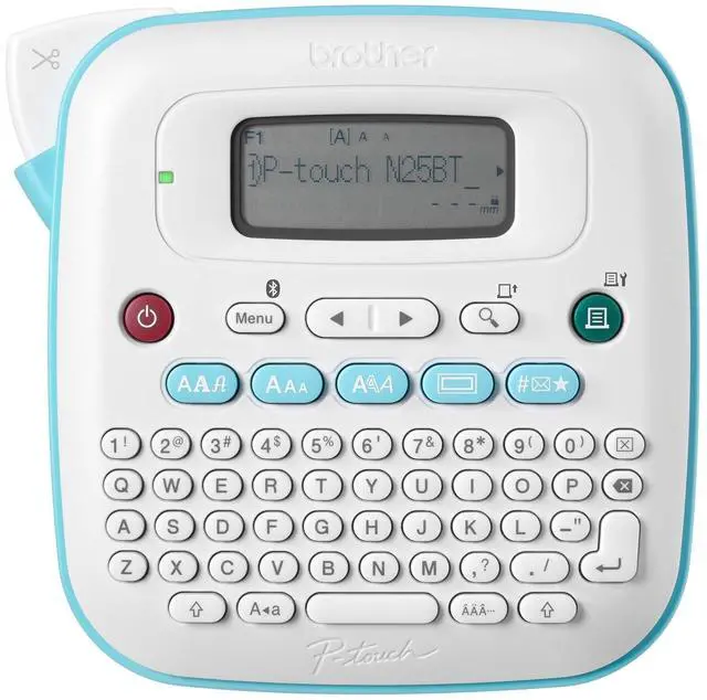 Main image of Brother P-Touch PT-N25BT Personal Connected Label Maker, Bluetooth, Design&Print2 app, Portable, Handheld and Prints with P-Touch Btag½â (12mm) Wide Color Label Tapes