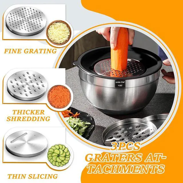 Alt view image 6 of 7 - Umite Chef 33Pcs Kitchen Cooking Utensils Set and 26pcs Mixing Bowls with Lids Set