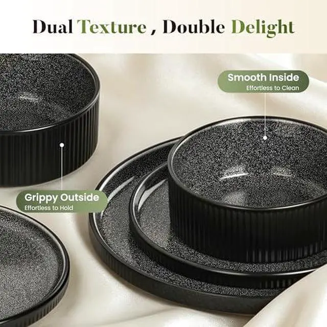 Alt view image 7 of 7 - Kitchen Academy 30Pcs Bakeware & Cookware Set + 24Pcs Stoneware Dinnerware Set for 8