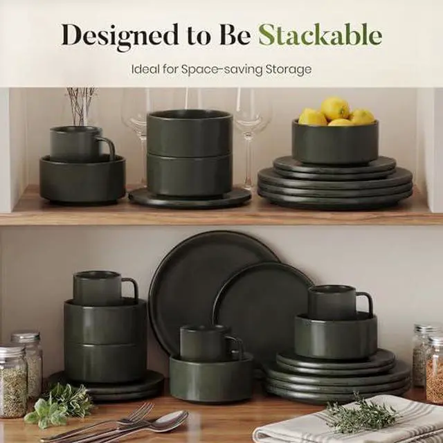 Alt view image 5 of 7 - Kitchen Academy Granite Cookware & Matte Stoneware Dinnerware