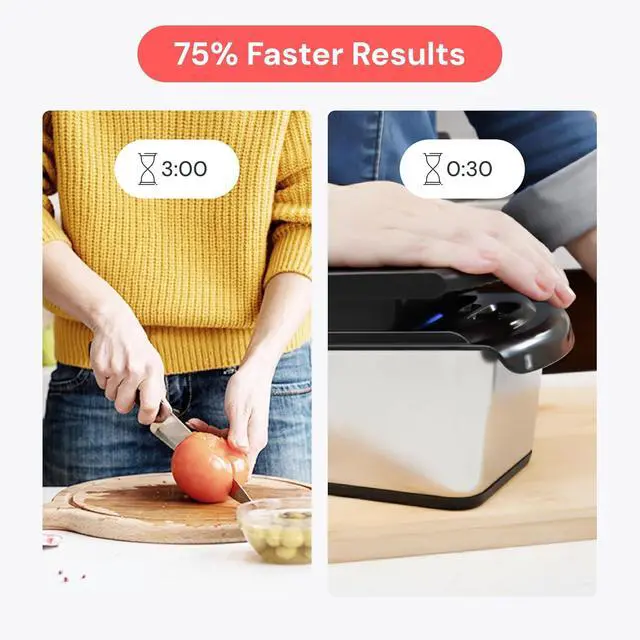 Alt view image 3 of 7 - Fullstar Pro Original Vegetable Chopper & Mandoline Slicer Kitchen Gadget | 14 in 1 Veggie Slicer, Onion & Fruit Cutter with Sharp Stainless Steel Blades & Container (Stainless Steel)