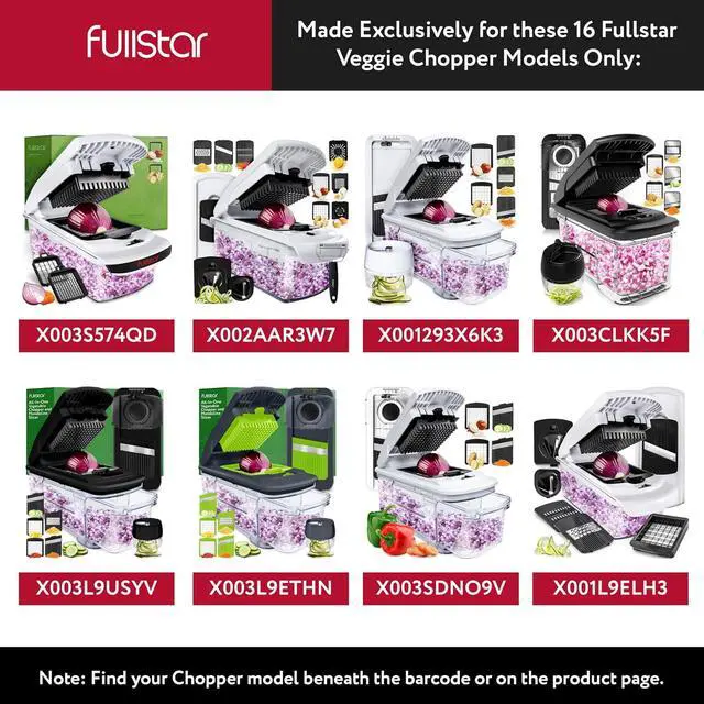 Alt view image 7 of 7 - fullstar 2 in 1 Black Chopper And Blade Replacement
