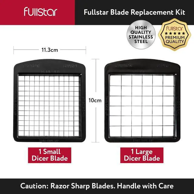 Alt view image 5 of 7 - fullstar 2 in 1 White Chopper + Blade Replacement