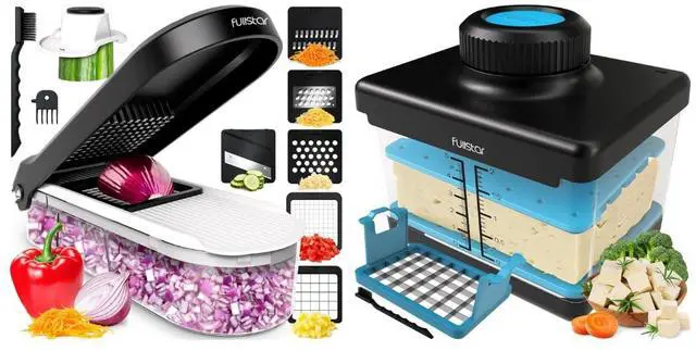 Main image of fullstar Bundle: Chopper And Tofu Press