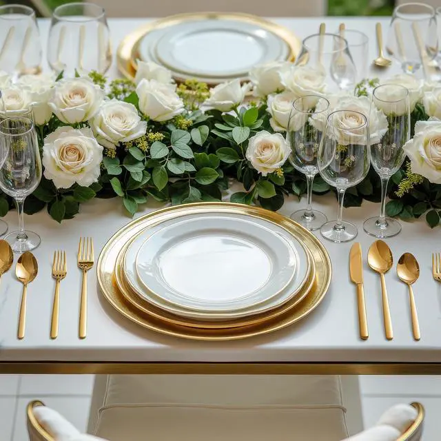 Alt view image 5 of 7 - KINGSTONE Gold Silverware Set, 20 Piece Flatware Cutlery Set for 4, 18/10 Stainless Steel Silverware Mirror Polished Dishwasher Safe for Home, Restaurant, Wedding, Party(Gold, 20 pieces for 4)