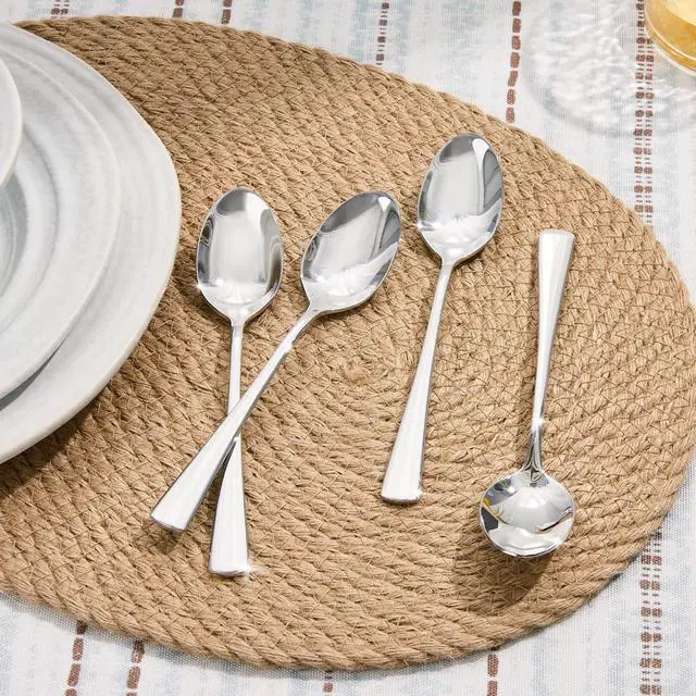 Alt view image 3 of 7 - KINGSTONE 24 Piece Teaspoons Set, 18/10 Stainless Steel Spoons | 6.91 Inch, Mirror Polished, Dishwasher Safe, Rust Resistant, for Home Kitchen, Cafes, Parties, Restaurants & Gift