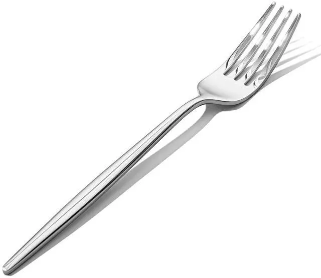 Main image of KINGSTONE 24-Piece Dinner Forks Set 8.5", Food Grade 18/10 Stainless Steel | Forks Silverware, Metal Salad Fork for Home and Kitchen, Weddings, Party, Restaurant, Mirror Polished & Dishwasher Safe