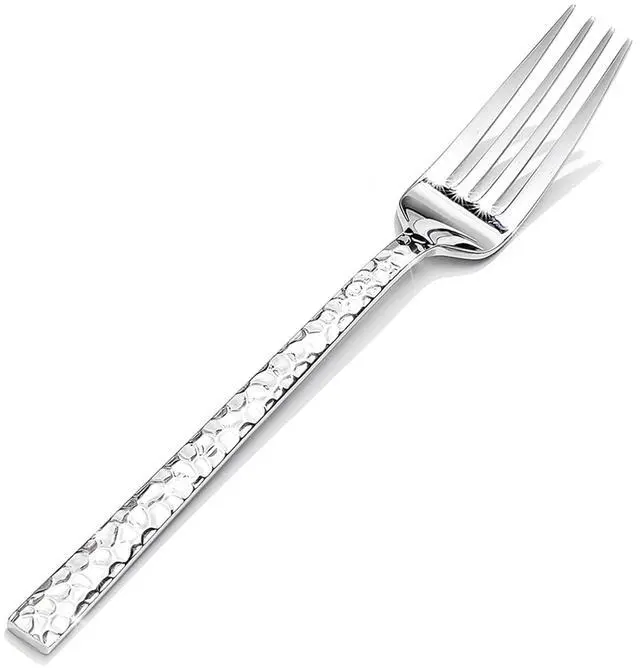 Main image of 24 Piece Hammered Dinner Forks Set,18/10 Stainless Steel Forks, 8 Inch | Heavy Duty Dinner Forks Only, Mirror Polished, Dishwasher Safe for Home, Kitchen, Restaurant and Daily Dining